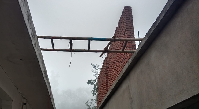 इस तरह किया सीढ़ी का इस्तेमाल