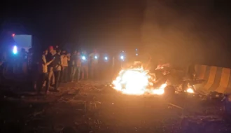 Mirzapur Road Accident