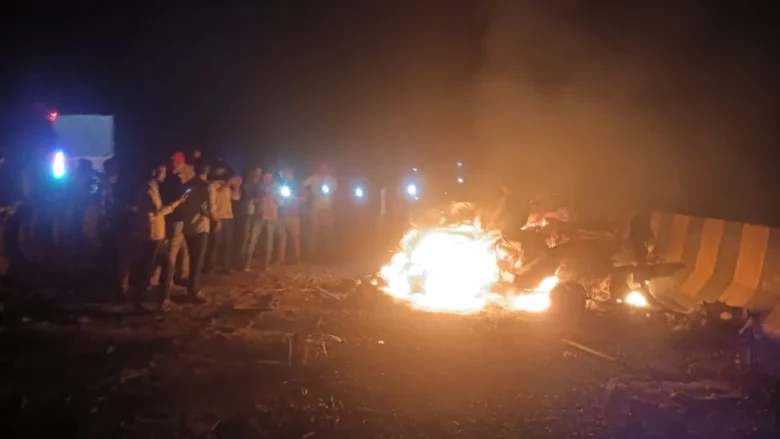 Mirzapur Road Accident