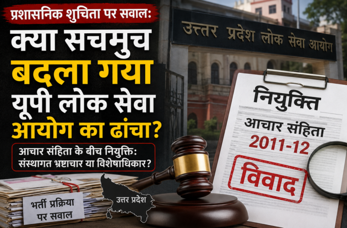 UP Assembly Recruitment Controversy