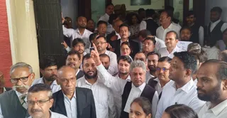 Kanpur lawyers' protest