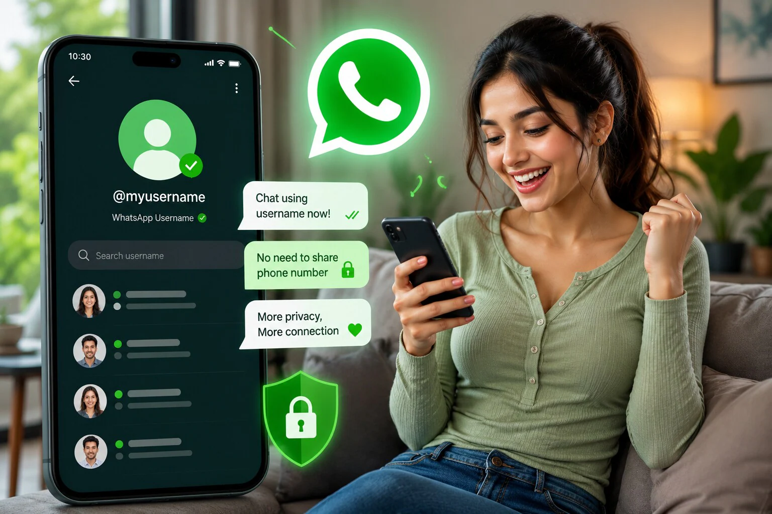 WhatsApp username