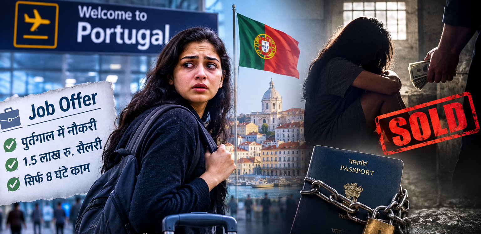 Lure of a job in Portugal