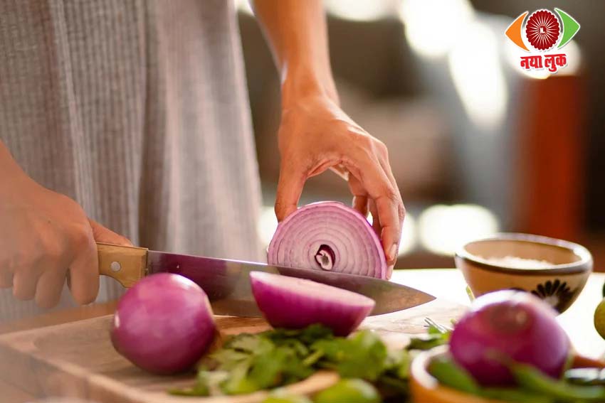 Tears when cutting onions