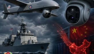 British Navy drone