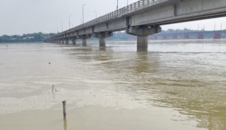 Flood threat in Unnao