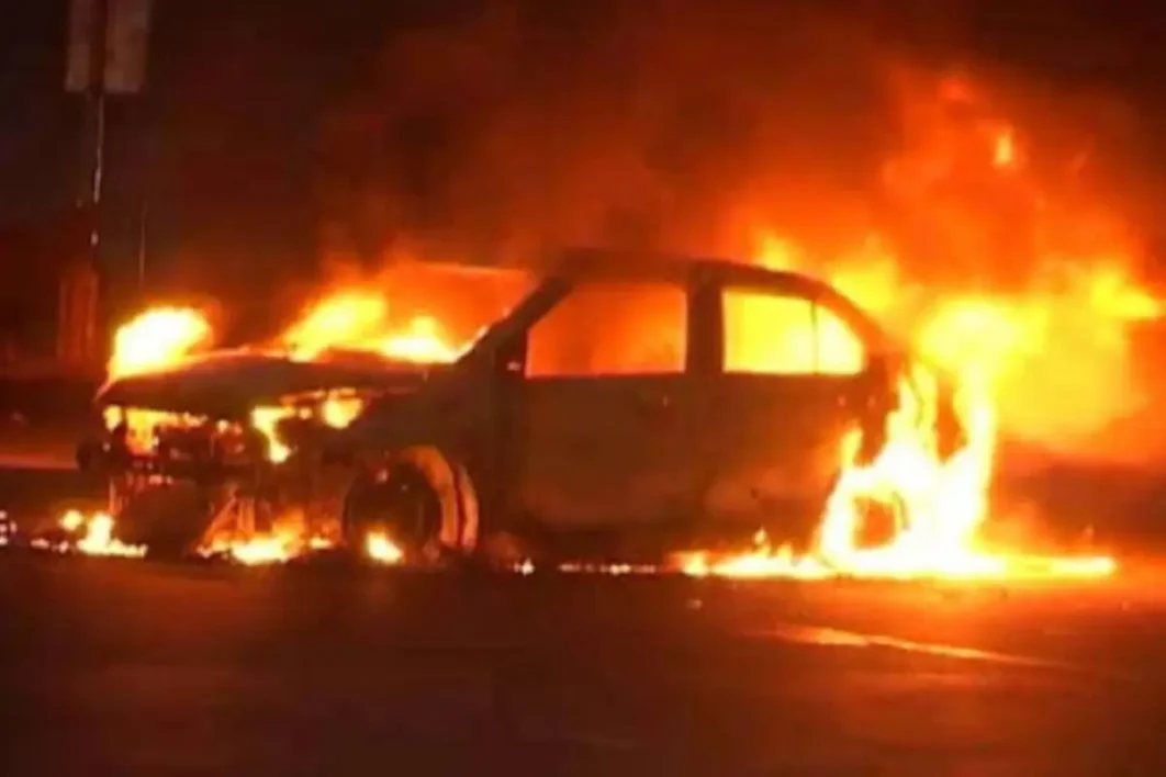 Car fire incident