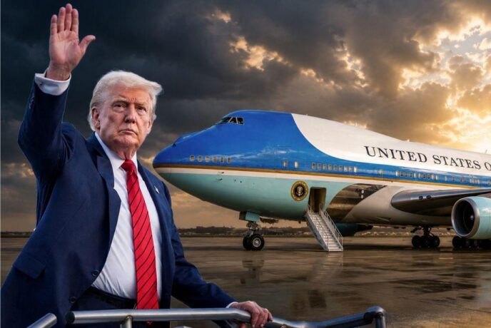 Trump's secret visit