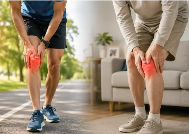 Running damages the knees