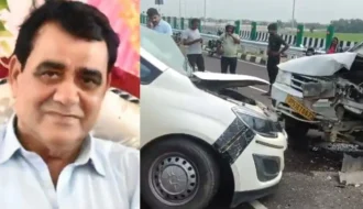 Maharajganj road accident