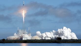 SpaceX Rocket Moon Crash