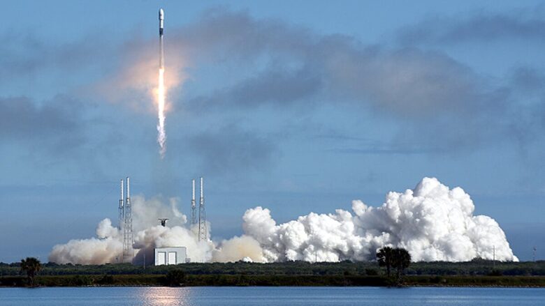 SpaceX Rocket Moon Crash