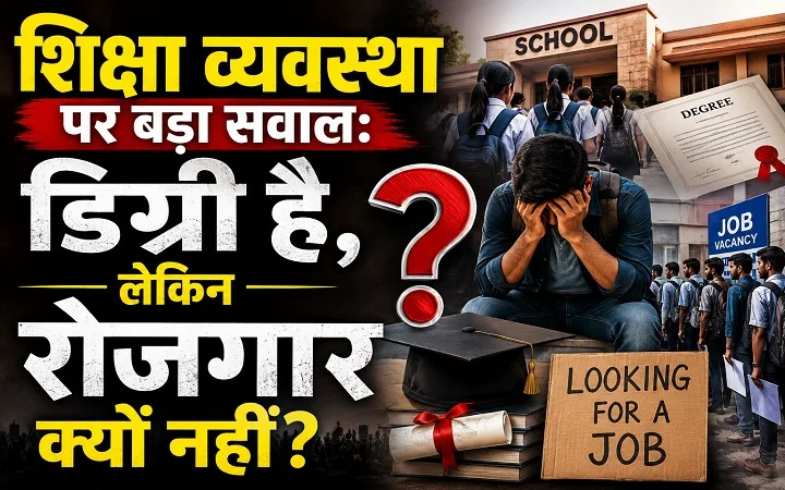 शिक्षा व्यवस्था पर बड़ा सवाल