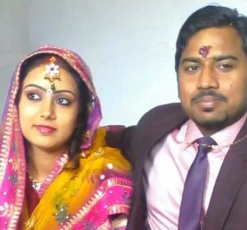 ये है अपने असली पति के साथ ब्लैकमेलिंग क्वीन और शिवा हत्याकांड की मुख्य आरोपी श्रद्धा दुबे।